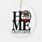 HOME St. Helena California Keramisch Ornament (Links)