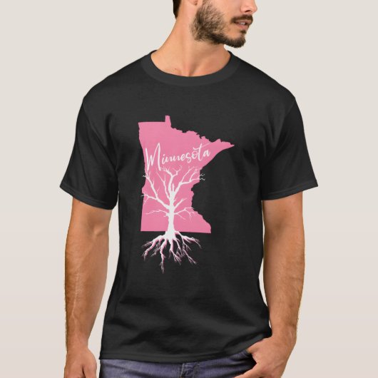 Home Staat Minnesota Roots T-shirt (Voorkant)