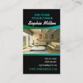 Home Stager Interieur Ontwerper Fotosjabloon Visitekaartje (Voorkant)