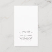 Home Staging Interieur Ontwerper Vastgoed Visitekaartje (Achterkant)