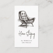 Home Staging Interieur Ontwerper Vastgoed Visitekaartje (Voorkant)