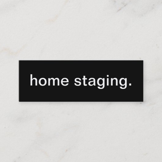 Home Staging Visitekaartje (Voorkant)