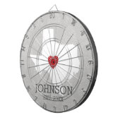 Home State Map Art - Custom Name Texas Dartbord (Voorkant Rechts)