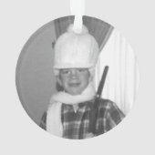 Home State Map Art - Custom Wedding Ohio Ornament (achterkant)