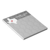 Home State Map Art - Custom Wedding Texas Notitieblok (Schuin)