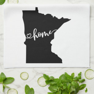 Home State Outline Heart Minnesota Theedoek