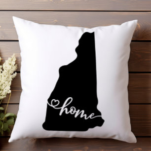 Home State Outline Heart New Hampshire Kussen