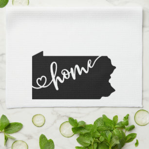 Home State Outline Heart Pennsylvania Theedoek