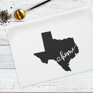 Home State Outline Heart Texas Theedoek