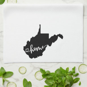 Home State Outline Heart West Virginia Theedoek