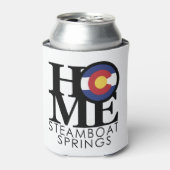 HOME Steamboot Springs Colorado Blikjeskoeler (Blikje Voorkant)