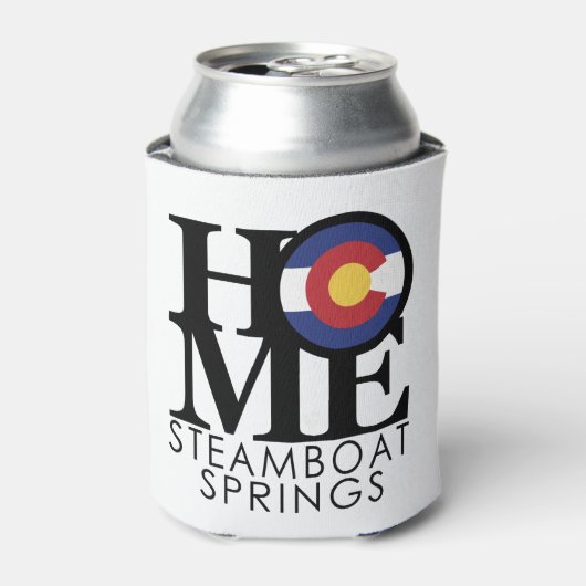 HOME Steamboot Springs Colorado Blikjeskoeler (Blikje Voorkant)