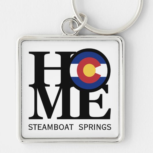 HOME Steamboot Springs-Sleutelhanger Sleutelhanger (Voorkant)