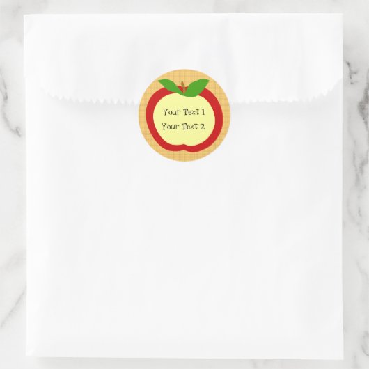 Home Stijl Apple Keuken Sticker (Tas)