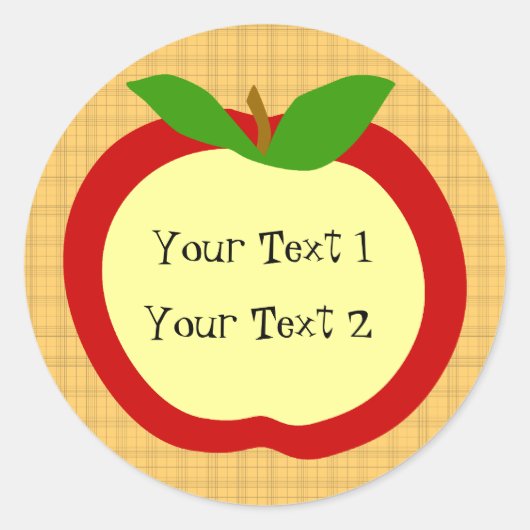 Home Stijl Apple Keuken Sticker (Voorkant)