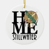 HOME Stillwater Oklahoma Keramisch Ornament (Voorkant)