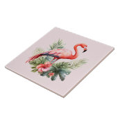 Home Strand Roze Flamingo Liefhebbers Crafting Bus Tegeltje (Zijkant)