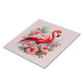 Home Strand Roze Flamingo Liefhebbers Crafting Bus Tegeltje (Zijkant)