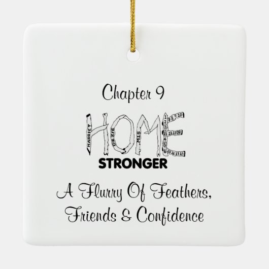 HOME STRONGER SWFL ELLE NEST ELLE EYE SPARKLE KERAMISCH ORNAMENT (Achterkant)