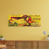 Home Sugar Corn LabelJay, ME Canvas Afdruk (Insitu (Woonkamer))