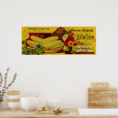 Home Sugar Corn LabelJay, ME Poster (Keuken)