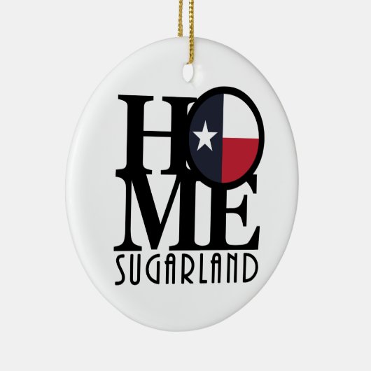 HOME Sugarland Texas Keramisch Ornament (Rechts)