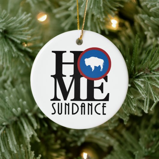 HOME Sundance Wyoming Keramisch Ornament (Boom)
