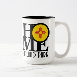 HOME Sunland Park New Mexico 15oz Tweekleurige Koffiemok
