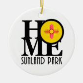 HOMe Sunland Park New Mexico Keramisch Ornament (Voorkant)