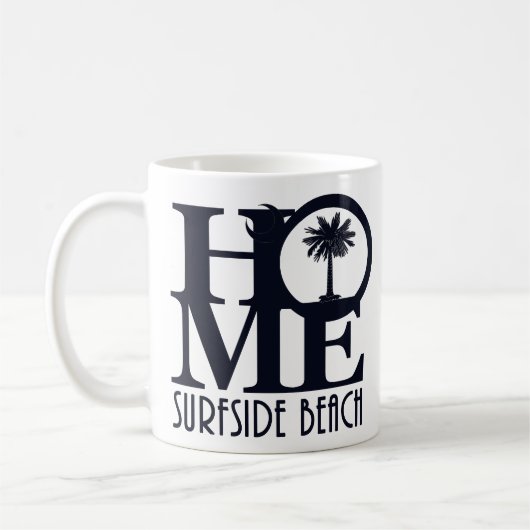 HOME Surfside Beach SC 11oz Koffiemok (Links)