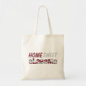 Home Sweet Alabama State Flag Hearts USA Tote Bag (Voorkant)