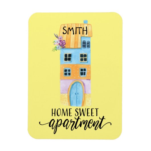 Home Sweet-appartement Magneet (Verticaal)