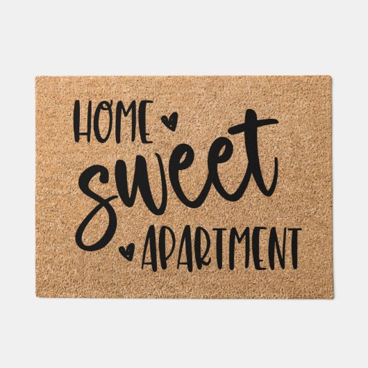 Home Sweet Appartement Welkom Mat Deurmat (Voorkant)