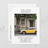 Home Sweet Asection New Address Photo Moving Aankondigingskaart (Voorkant / Achterkant)