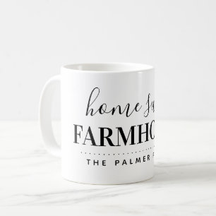 Home Sweet Farmhouse Monogram Koffiemok