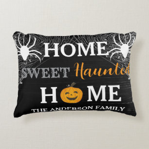 Home Sweet Haunted Home Gepersonaliseerd Accent Kussen