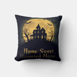 Home Sweet Haunted Home Halloween Kussen