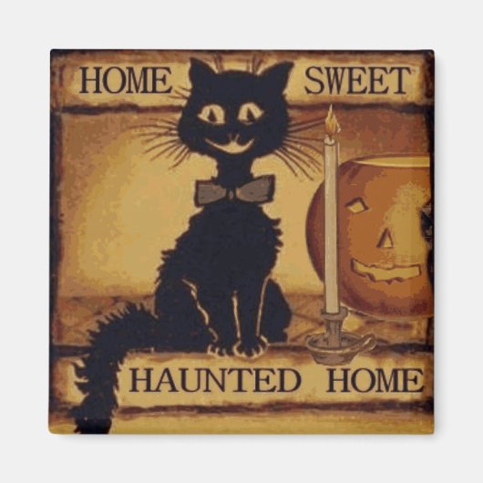 Home Sweet Haunted Home Magneet (Voorkant)
