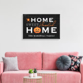 Home Sweet Haunted Home Persoonlijke gepersonalise Canvas Afdruk (Insitu (Woonkamer))