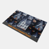 Home Sweet Haunted Home Persoonlijke gepersonalise Deurmat (Schuin)