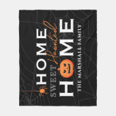 Home Sweet Haunted Home Persoonlijke gepersonalise Fleece Deken (Voorkant)