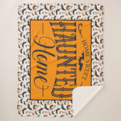 Home Sweet Haunted Home Sherpa Deken (Voorkant)