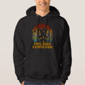 HOME SWEET HAUNTED THME grappig halloween Hoodie (Voorkant)