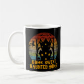 HOME SWEET HAUNTED THME grappig halloween Koffiemok (Links)