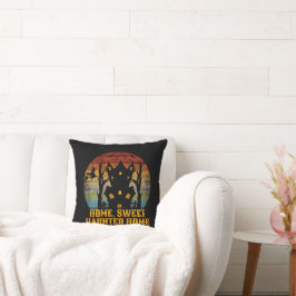 HOME SWEET HAUNTED THME grappig halloween Kussen