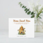 Home Sweet Hive Vastgoedlandbouw Briefkaart (Staand voorkant)