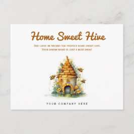 Home Sweet Hive Vastgoedlandbouw Briefkaart