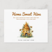 Home Sweet Hive Vastgoedlandbouw Briefkaart (Voorkant)