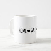 Home Sweet Home Aangepast gepersonaliseerd Koffiemok (Voorkant links)