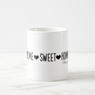 Home Sweet Home Aangepast gepersonaliseerd Koffiemok